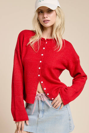 Essential Button Down Cardigan Sweater