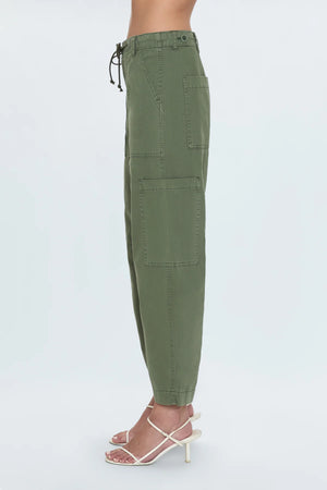 Pistola Sabrina Curved Utility Pant in Meadow