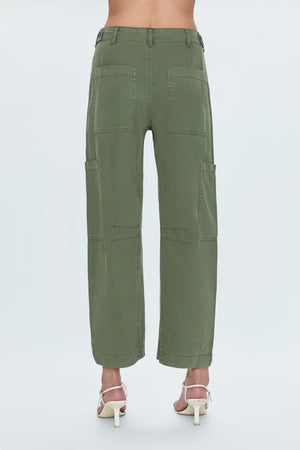 Pistola Sabrina Curved Utility Pant in Meadow