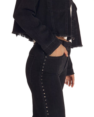 Bella Dahl Anya Studded Jeans in Moon Shadow