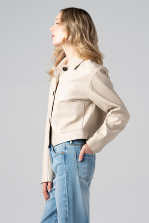 BlankNYC Cloud Dancer Faux Leather Jacket