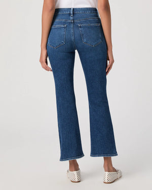 PAIGE Mason Crop Boot Cut Jean in Toulouse