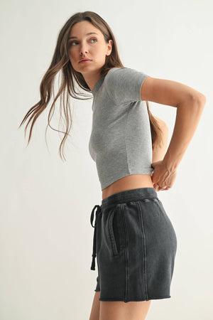 Essential Micro-Ribbed Baby Tee