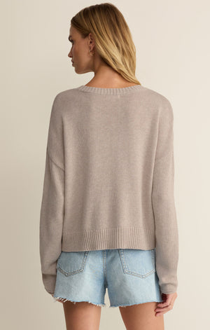 Z Supply Sienna Patriot Natural Heather Sweater