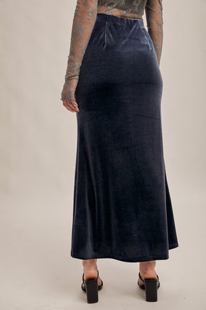 Lexi Velvet Maxi Skirt