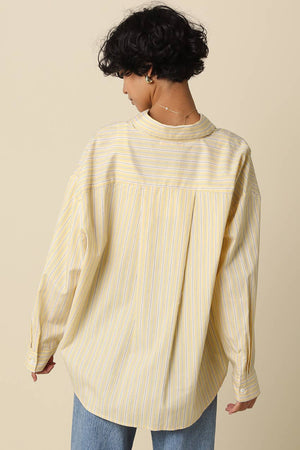 Macy Oversized Striped Shirt