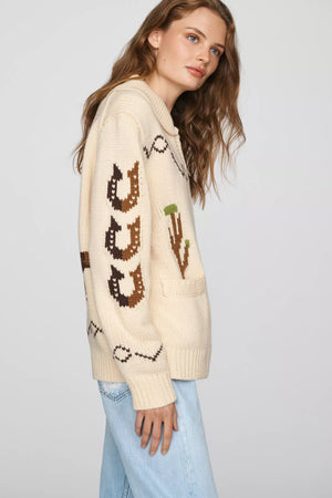 ASTR Ivy Cardigan in Cream