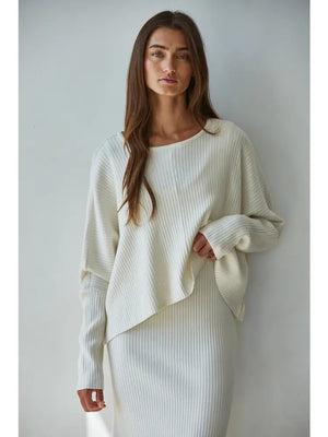 By Together Long Sleeve Ribbed Top