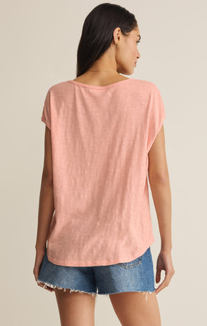 Z Supply Sol Slub Tank in Bellini