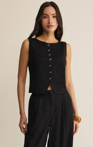 Z Supply Roman Linen Vest - 2 Colors