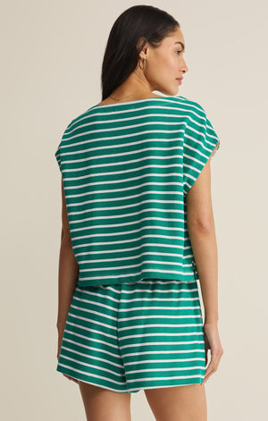 Z Supply Tilly Rainforest Striped Top