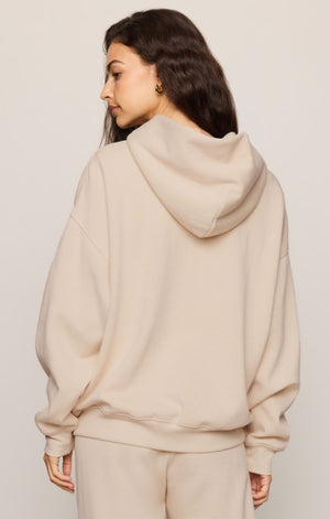 Z Supply First Quarter Hoodie in Frosted Pearl