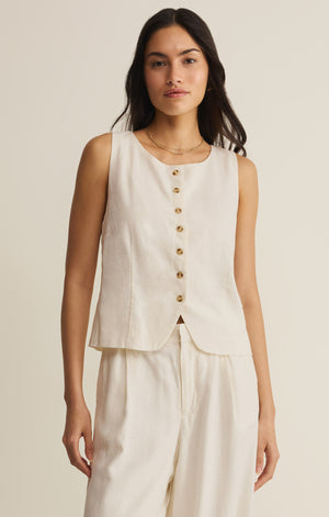 Z Supply Roman Linen Vest - 2 Colors