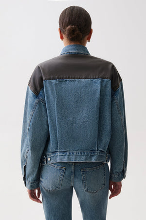 Pistola Harley Trucker Jacket in Metropolis