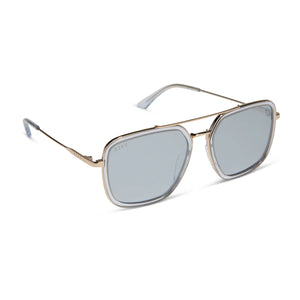 DIFF Jordan Gold Royal Temple Tips Sunglasses