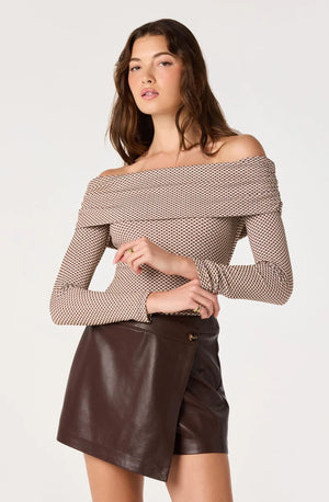 ASTR Oaklee Skort in Brown