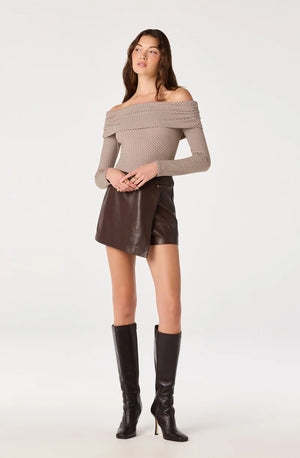 ASTR Oaklee Skort in Brown