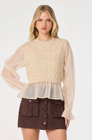 ASTR Ruby Sweater in Natural