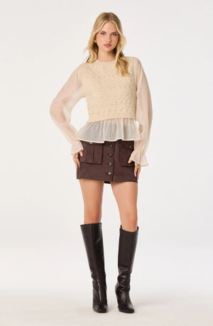 ASTR Ruby Sweater in Natural