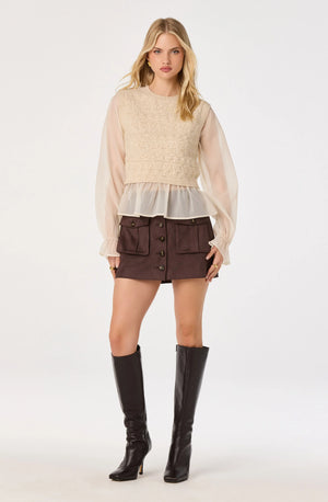 ASTR Ruby Sweater in Natural
