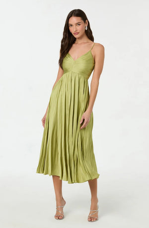ASTR The Label Maeve Dress In Lime