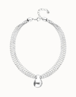 Uno De 50 Gravedad Silver Necklace