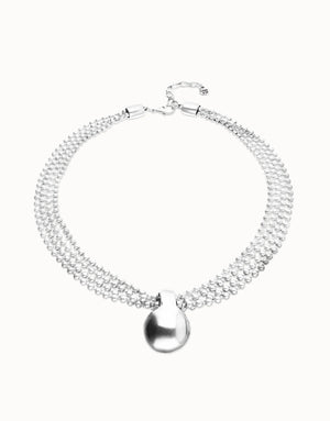 Uno De 50 Gravedad Silver Necklace