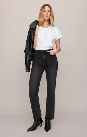 Z Supply The Muse High Rise Straight Jean in Nocturne