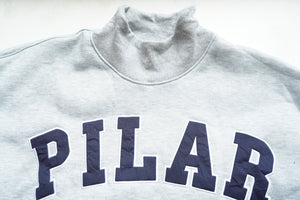 PILAR Grey Mockneck Sweatshirt