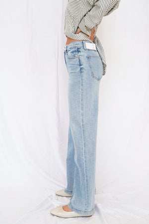 Pistola Lana High Rise Ultra Wide Leg Jean in Perspective