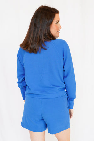 Quinn Jacket in Deep Blue
