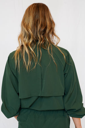Delia Windbreaker Jacket in Sycamore