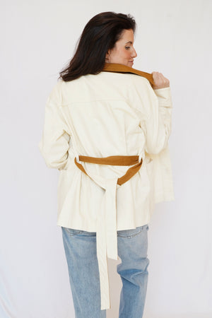 Barn Jacket in Cream