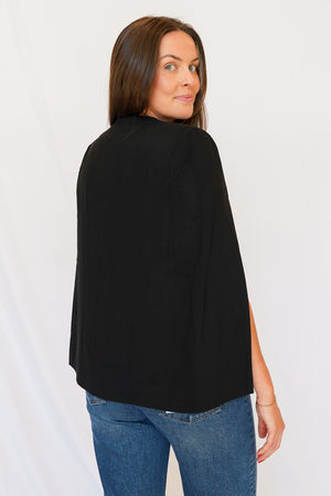 Cabellero Mala Capelet in Black