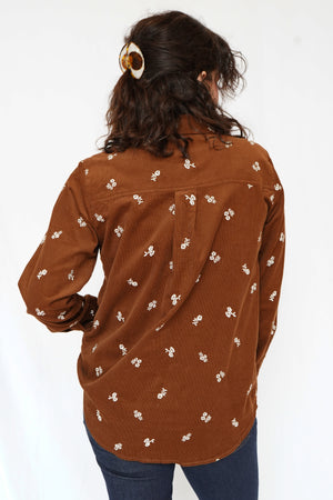 Thread & Supply Winslet Shirt in Amber Floral