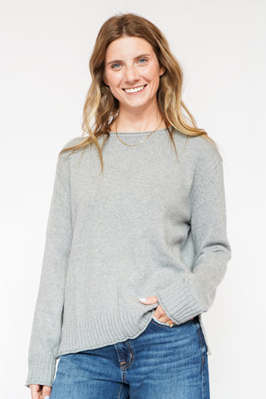 Everyday Cotton Crew in Stone