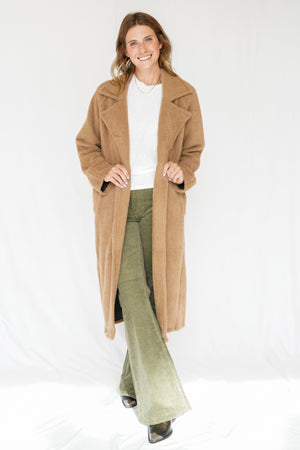 Z Supply Crosby Cocoon Coat in Light Toffee