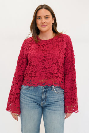 Monreaux Top in Mulberry