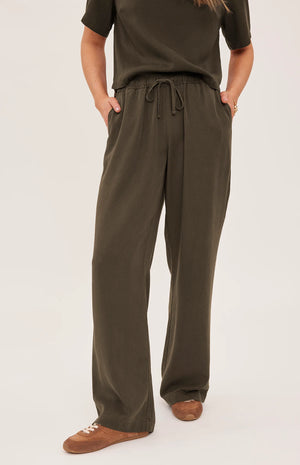 Gentle Fawn Gabriel Pants in Washed Bayleaf