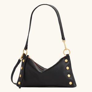 Hammitt Small Kyle in Black Red Zip