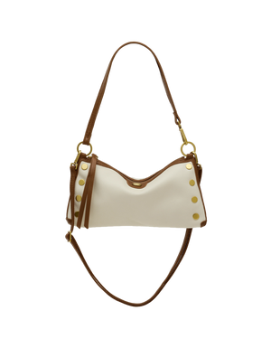 Hammitt Kyle Leather Handbag in West End with Antique Gold