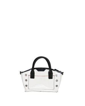 Hammitt Paula Clear Bag in Black/Gunmetal