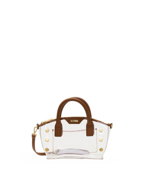 Hammitt_Paula_Clear_Bag_in_Mahogany_Pebble/Brushed_Gold