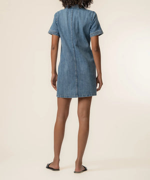 Parker Denim Dress in Unfailing