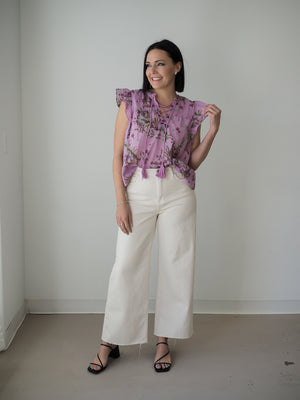 Just Black Denim Scissor Cut Wide Leg