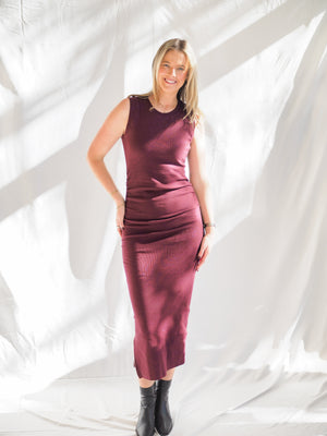 Bishop & Young MODERNE RIB KNIT DRESS