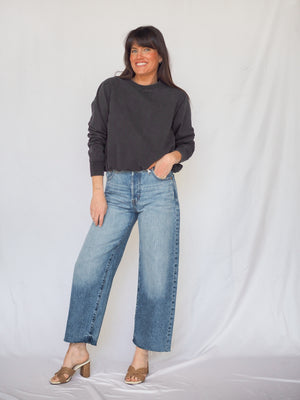 Pistola Tate Crop Jeans in Ablaze