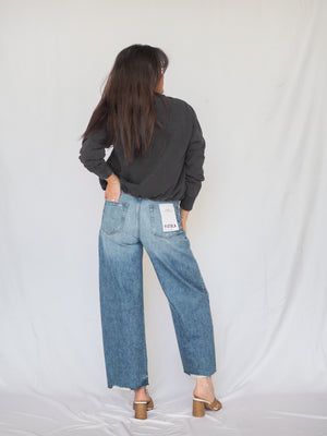 Pistola Tate Crop Jeans in Ablaze