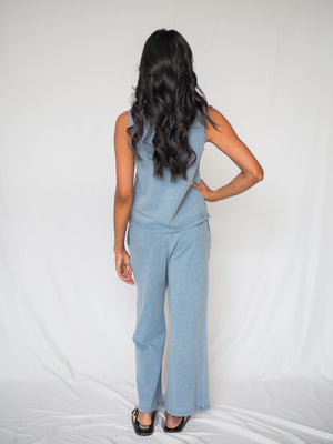 Allium Light Denim Top