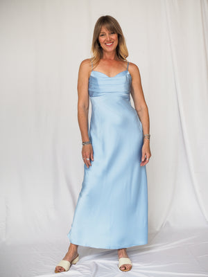 ASTR The Label Hera Light Blue Dress